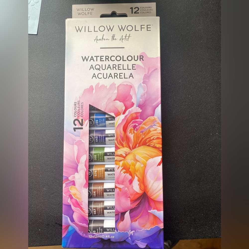 Willow Wolfe  🇨🇦 Watercolour Paint Set with 12 Colors